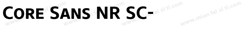 Core Sans NR SC字体转换
